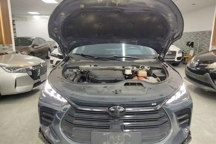 Used BYD Tang New Energy 2018 DM 2.0T All-Wheel Drive Smart Connectivity Enjoyment Model 5 Seats China V Emission Standard Engine Bay