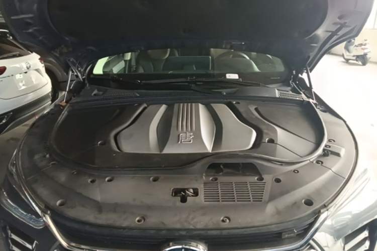 Used BYD Tang New Energy 2018 DM 2.0T All-Wheel Drive Smart Connect Elite 7-Seater China V Emission Standard Engine Bay