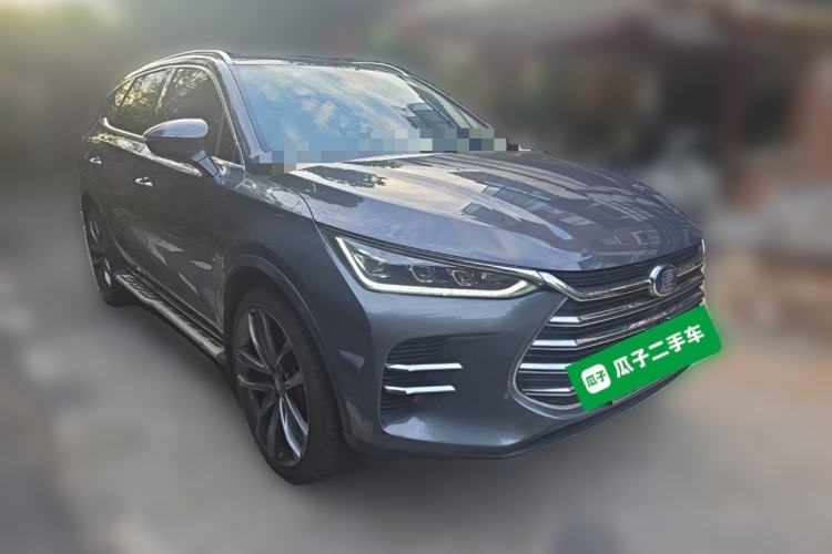 Used BYD Tang New Energy 2018 DM 2.0T All-Wheel Drive Smart Connect Elite 7-Seater China V Emission Standard Front Right 45 Deg