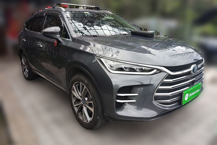 Used BYD Tang New Energy 2018 DM 2.0T All-Wheel Drive Smart Connectivity Luxury Model 7 Seats China V Emission Standard Front Right 45 Deg