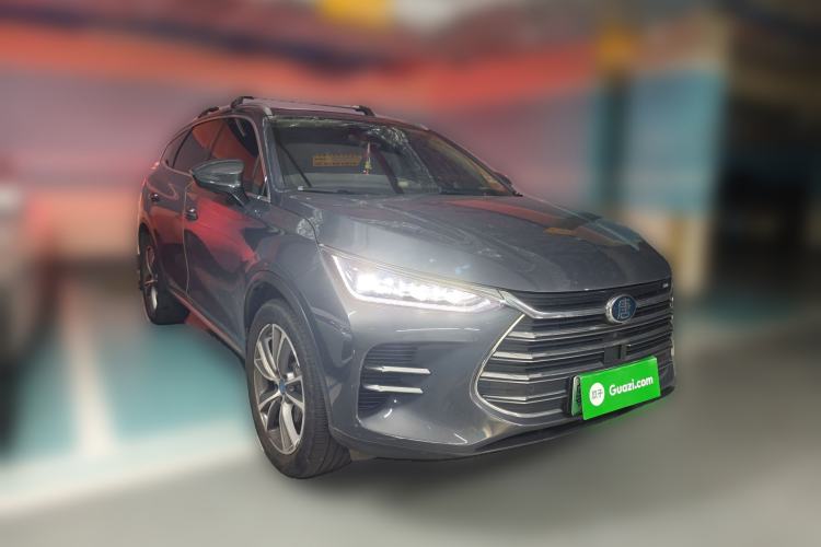 Used BYD Tang New Energy 2018 DM 2.0T All-Wheel Drive Smart Connect Elite 7-Seater China V Emission Standard Front Right 45 Deg