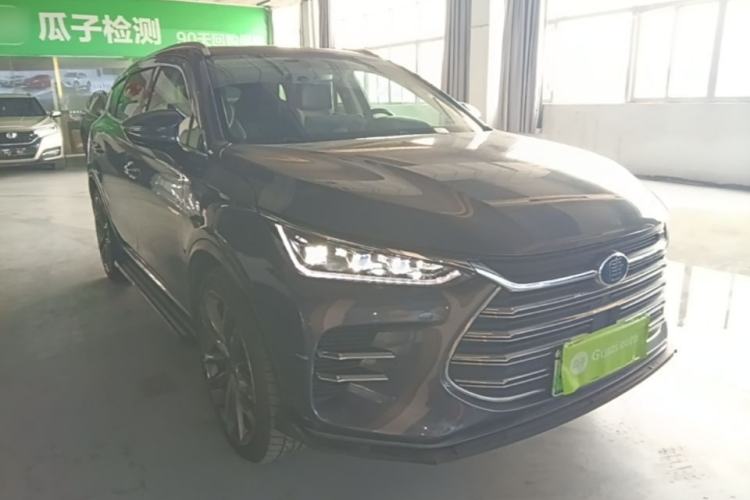 Used BYD Tang New Energy 2018 DM 2.0T All-Wheel Drive Smart Connect Elite 7-Seater China V Emission Standard Front Right 45 Deg
