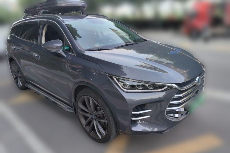 Used BYD Tang New Energy 2018 DM 2.0T All-Wheel Drive Smart Connectivity Luxury Model 7 Seats China V Emission Standard Front Right 45 Deg