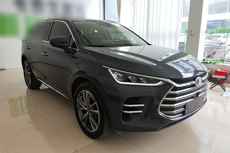 Used BYD Tang New Energy 2018 DM 2.0T All-Wheel Drive Smart Connectivity Luxury Model 7 Seats China V Emission Standard Front Right 45 Deg