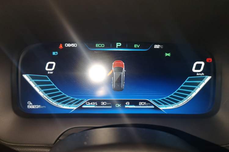 Used BYD Tang New Energy 2018 DM 2.0T All-Wheel Drive Smart Connectivity Luxury Model 7 Seats China V Emission Standard Instrument Cluster