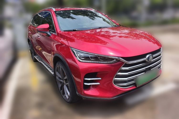 Used BYD Tang New Energy 2018 DM 2.0T All-Wheel Drive Smart Connectivity Luxury Model 7 Seats China V Emission Standard Front Right 45 Deg