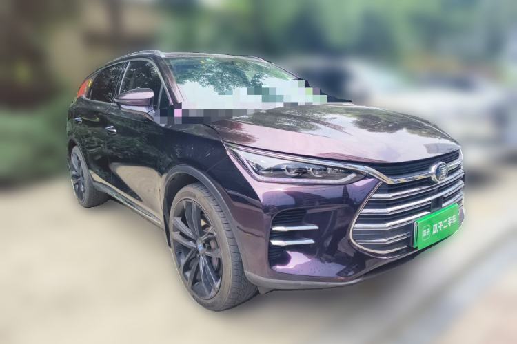 Used BYD Tang New Energy 2018 DM 2.0T All-Wheel Drive Smart Connect Elite 7-Seater China V Emission Standard Front Right 45 Deg