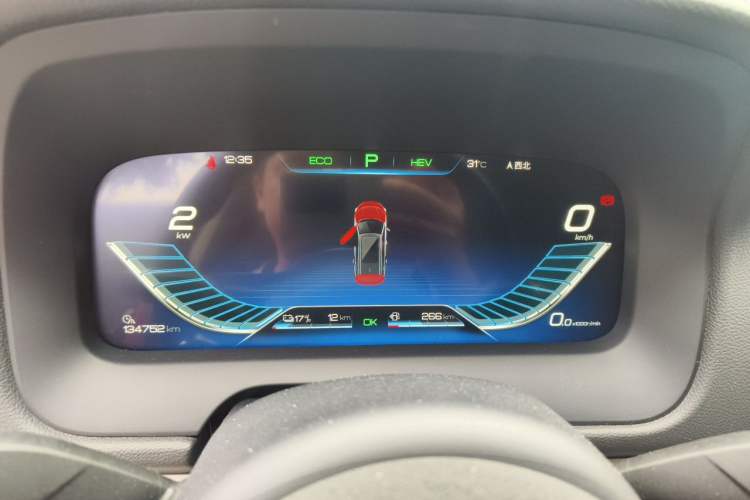 Used BYD Tang New Energy 2018 DM 2.0T All-Wheel Drive Smart Connect Elite 7-Seater China V Emission Standard Instrument Cluster