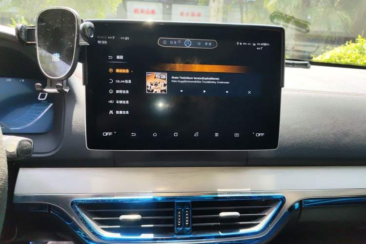 Used BYD Tang New Energy 2018 DM 2.0T All-Wheel Drive Smart Connectivity Luxury Model 7 Seats China V Emission Standard Audio And AC Panel