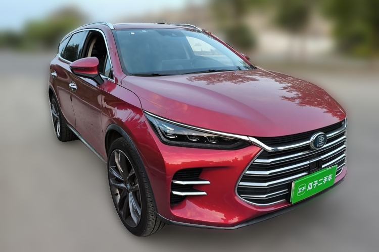 Used BYD Tang New Energy 2018 DM 2.0T All-Wheel Drive Smart Connect Genesis Edition 7 Seats China V Emission Standard Front Right 45 Deg