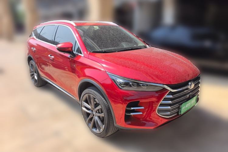 Used BYD Tang New Energy 2018 DM 2.0T All-Wheel Drive Smart Connect Advanced Model 7 Seats China V Emission Standard Front Right 45 Deg