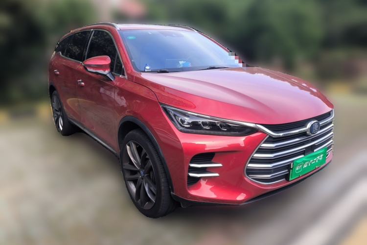Used BYD Tang New Energy 2018 DM 2.0T All-Wheel Drive Smart Connectivity Luxury Model 7 Seats China V Emission Standard Front Right 45 Deg