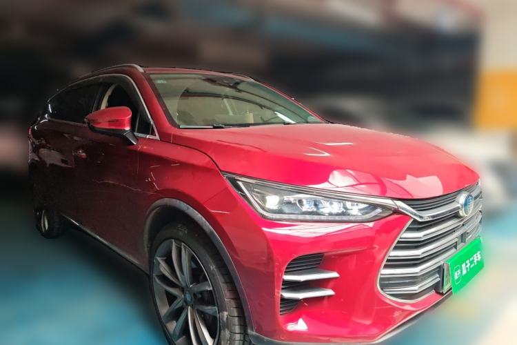 Used BYD Tang New Energy 2018 DM 2.0T All-Wheel Drive Smart Connectivity Luxury Model 7 Seats China V Emission Standard Front Right 45 Deg