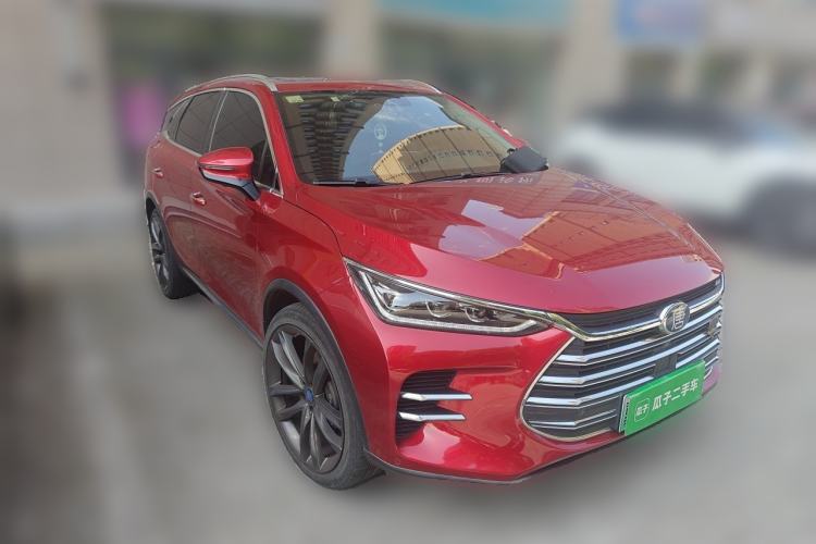 Used BYD Tang New Energy 2018 DM 2.0T All-Wheel Drive Smart Connectivity Luxury Model 7 Seats China V Emission Standard Front Right 45 Deg