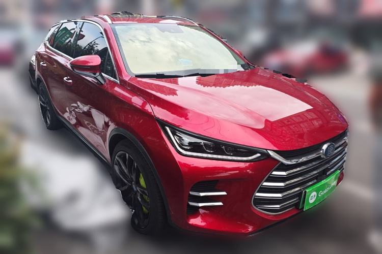 Used BYD Tang New Energy 2018 DM 2.0T All-Wheel Drive Smart Connectivity Luxury Model 7 Seats China V Emission Standard Front Right 45 Deg