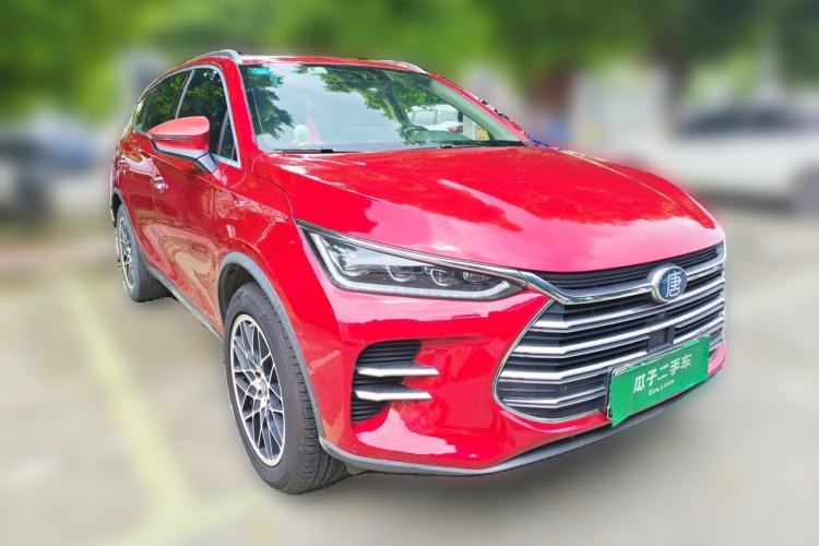 Used BYD Tang New Energy 2018 DM 2.0T All-Wheel Drive Smart Connect Elite 7-Seater China V Emission Standard Front Right 45 Deg