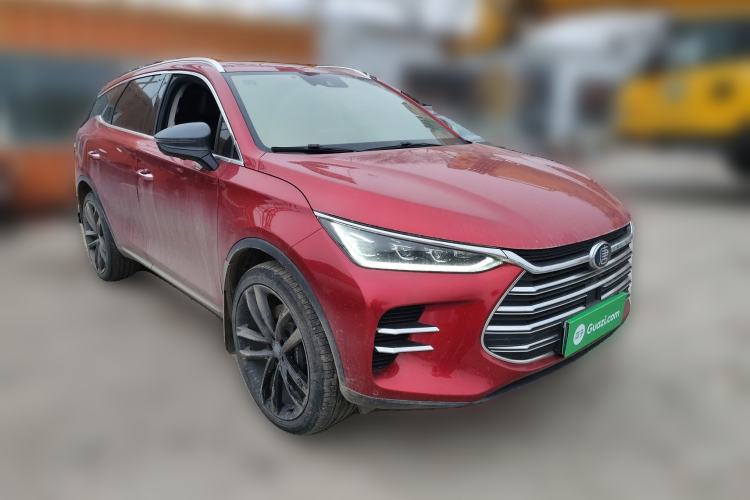 Used BYD Tang New Energy 2018 DM 2.0T All-Wheel Drive Smart Connectivity Luxury Model 7 Seats China V Emission Standard Front Right 45 Deg