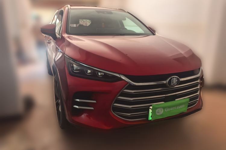 Used BYD Tang New Energy 2018 DM 2.0T All-Wheel Drive Smart Connectivity Luxury Model 7 Seats China V Emission Standard Front Right 45 Deg