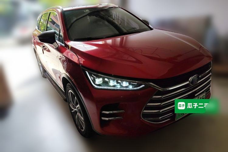 Used BYD Tang New Energy 2018 DM 2.0T All-Wheel Drive Smart Connectivity Luxury Model 7 Seats China V Emission Standard Front Right 45 Deg