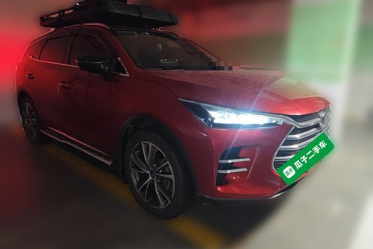 Used BYD Tang New Energy 2018 DM 2.0T All-Wheel Drive Smart Connectivity Luxury Model 7 Seats China V Emission Standard Front Right 45 Deg