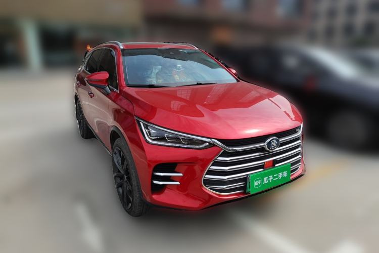 Used BYD Tang New Energy 2018 DM 2.0T All-Wheel Drive Smart Connectivity Luxury Model 7 Seats China V Emission Standard Front Right 45 Deg