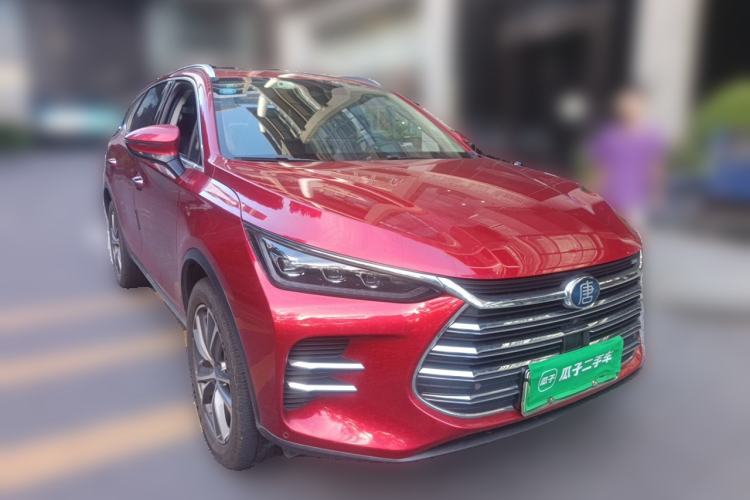 Used BYD Tang New Energy 2018 DM 2.0T All-Wheel Drive Smart Connectivity Luxury Model 7 Seats China V Emission Standard Front Right 45 Deg