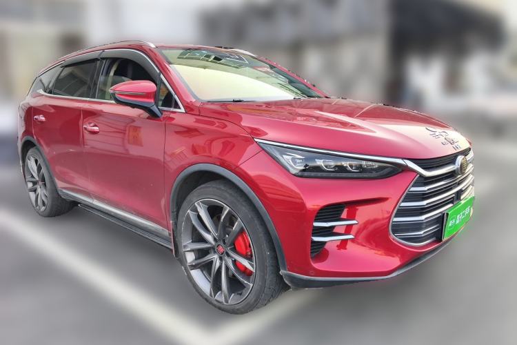 Used BYD Tang New Energy 2018 DM 2.0T All-Wheel Drive Smart Connect Elite 7-Seater China V Emission Standard Front Right 45 Deg
