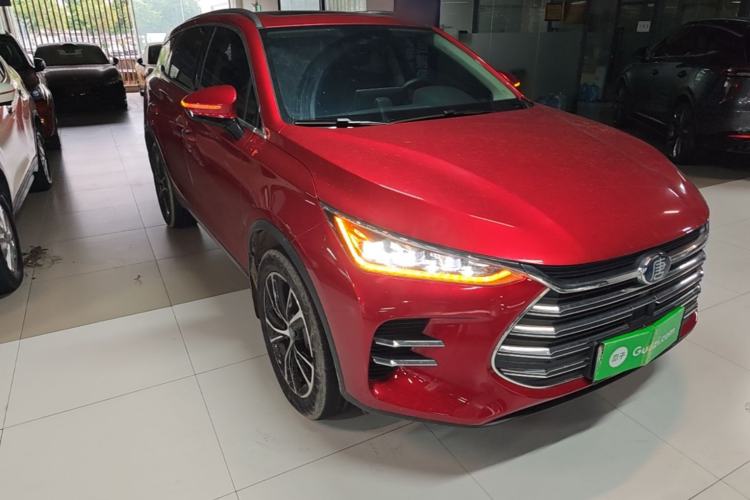 Used BYD Tang New Energy 2018 DM 2.0T All-Wheel Drive Smart Connectivity Luxury Model 7 Seats China V Emission Standard Front Right 45 Deg