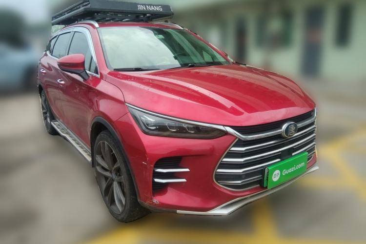 Used BYD Tang New Energy 2018 DM 2.0T All-Wheel Drive Smart Connectivity Luxury Model 7 Seats China V Emission Standard Front Right 45 Deg