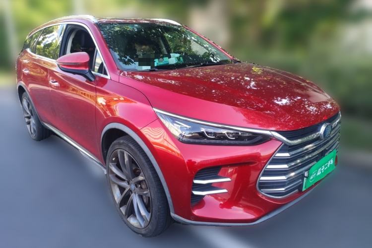 Used BYD Tang New Energy 2018 DM 2.0T All-Wheel Drive Smart Connect Elite 7-Seater China V Emission Standard Front Right 45 Deg
