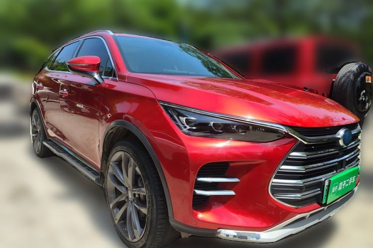 Used BYD Tang New Energy 2018 DM 2.0T All-Wheel Drive Smart Connectivity Luxury Model 7 Seats China V Emission Standard Front Right 45 Deg