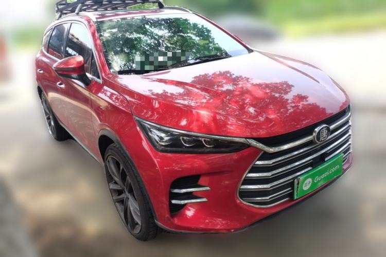 Used BYD Tang New Energy 2018 DM 2.0T All-Wheel Drive Smart Connectivity Luxury Model 7 Seats China V Emission Standard Front Right 45 Deg