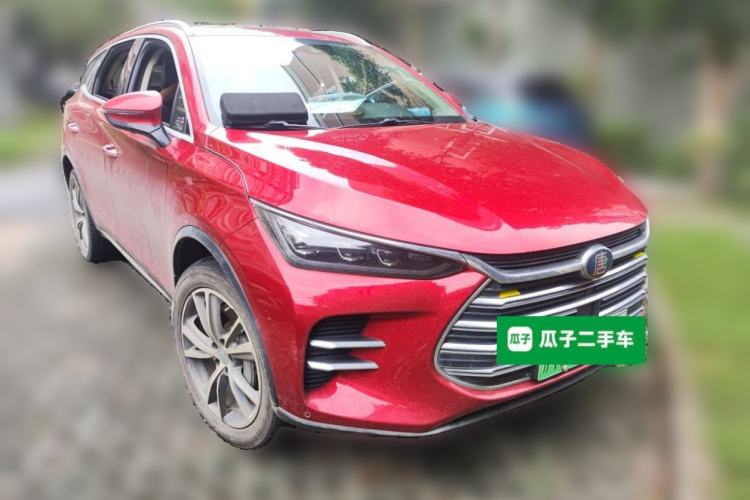 Used BYD Tang New Energy 2018 DM 2.0T All-Wheel Drive Smart Connectivity Luxury Model 7 Seats China V Emission Standard Front Right 45 Deg