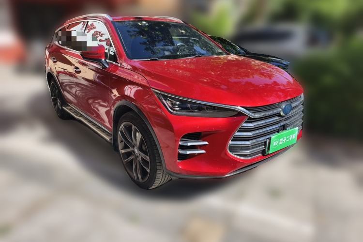 Used BYD Tang New Energy 2018 DM 2.0T All-Wheel Drive Smart Connect Elite 7-Seater China V Emission Standard Front Right 45 Deg