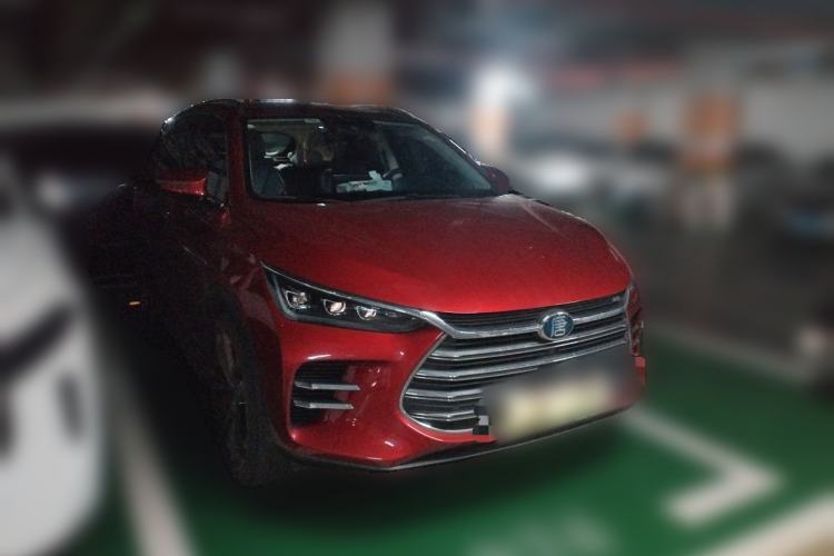 Used BYD Tang New Energy 2018 DM 2.0T All-Wheel Drive Smart Connectivity Luxury Model 7 Seats China V Emission Standard Front Right 45 Deg