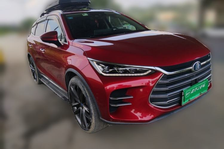 Used BYD Tang New Energy 2018 DM 2.0T All-Wheel Drive Smart Connect Elite 7-Seater China V Emission Standard Front Right 45 Deg