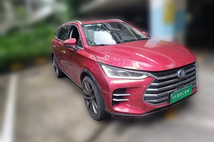 Used BYD Tang New Energy 2018 DM 2.0T All-Wheel Drive Smart Connectivity Luxury Model 7 Seats China V Emission Standard Front Right 45 Deg