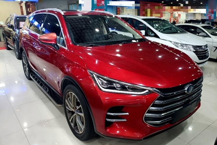 Used BYD Tang New Energy 2018 DM 2.0T All-Wheel Drive Smart Connectivity Luxury Model 7 Seats China V Emission Standard Front Right 45 Deg