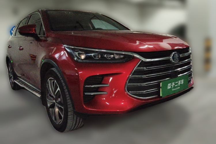 Used BYD Tang New Energy 2018 DM 2.0T All-Wheel Drive Smart Connectivity Luxury Model 7 Seats China V Emission Standard Front Right 45 Deg