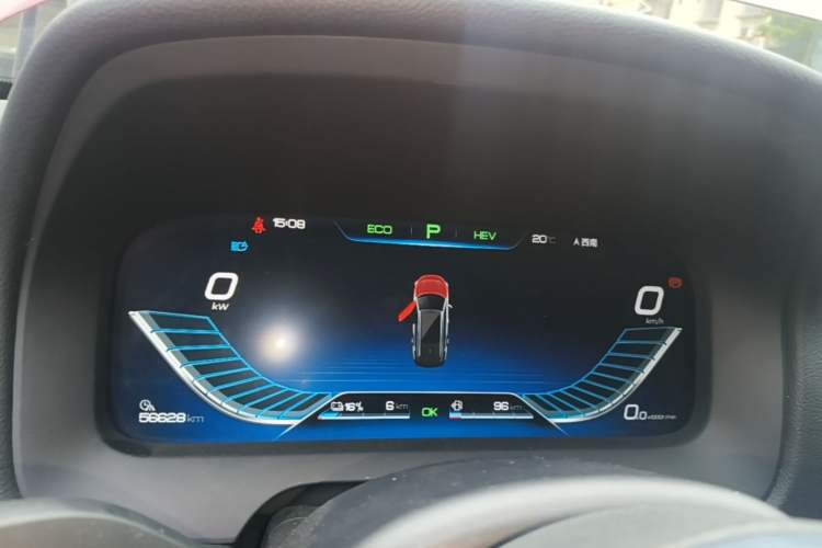 Used BYD Tang New Energy 2018 DM 2.0T All-Wheel Drive Smart Connectivity Luxury Model 7 Seats China V Emission Standard Instrument Cluster