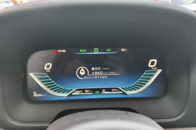 Used BYD Tang New Energy 2018 DM 2.0T All-Wheel Drive Smart Connect Elite 7-Seater China V Emission Standard Instrument Cluster