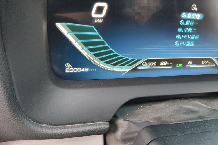 Used BYD Tang New Energy 2018 DM 2.0T All-Wheel Drive Smart Connect Elite 7-Seater China V Emission Standard Odometer Close Up