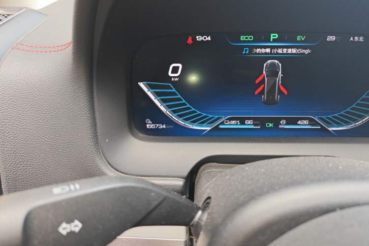 Used BYD Tang New Energy 2018 DM 2.0T All-Wheel Drive Smart Connectivity Enjoyment Model 5 Seats China V Emission Standard Odometer Close Up