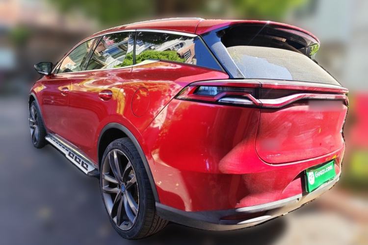 Used BYD Tang New Energy 2018 DM 2.0T All-Wheel Drive Smart Connectivity Luxury Model 7 Seats China V Emission Standard Rear Left 45 Deg