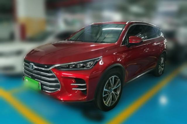 Used BYD Tang New Energy 2018 DM 2.0T All-Wheel Drive Smart Connectivity Luxury Model 7 Seats China V Emission Standard