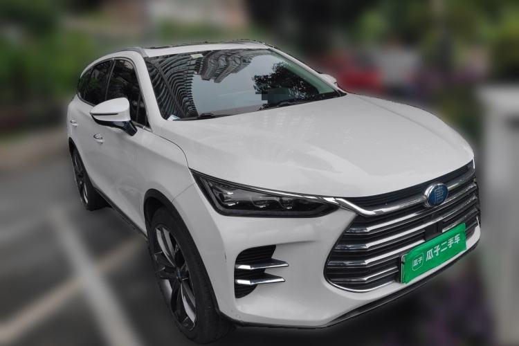 Used BYD Tang New Energy 2018 DM 2.0T All-Wheel Drive Smart Connectivity Luxury Model 7 Seats China V Emission Standard Front Right 45 Deg
