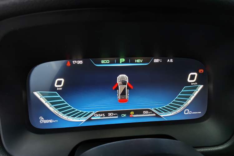 Used BYD Tang New Energy 2018 DM 2.0T All-Wheel Drive Smart Connect Elite 7-Seater China V Emission Standard Instrument Cluster