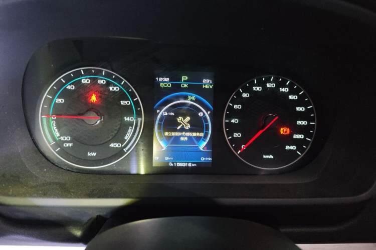 Used BYD Tang New Energy 2018 DM 2.0T All-Wheel Drive Smart Connect Advanced Model 7 Seats China V Emission Standard Instrument Cluster