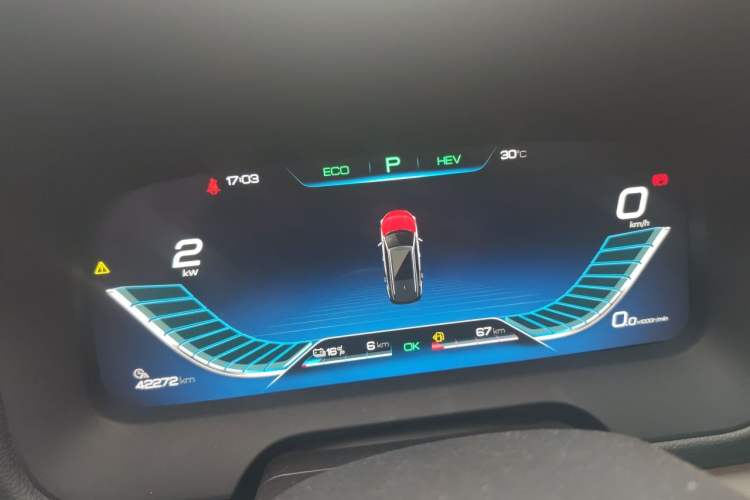 Used BYD Tang New Energy 2018 DM 2.0T All-Wheel Drive Smart Connectivity Luxury Model 7 Seats China V Emission Standard Instrument Cluster