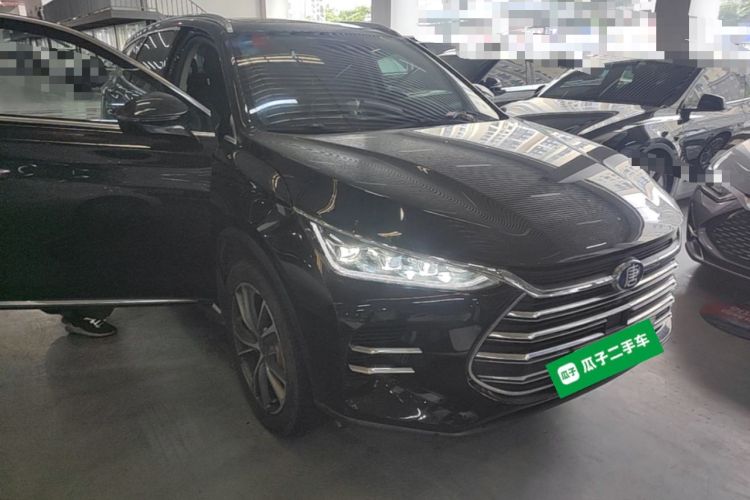 Used BYD Tang New Energy 2019 DM 2.0T All-Wheel Drive Smart Connect Enjoyment Model 5 Seats China VI Standard Front Right 45 Deg